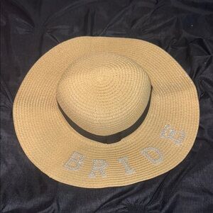 Elegant Bride Tan Sun Hat